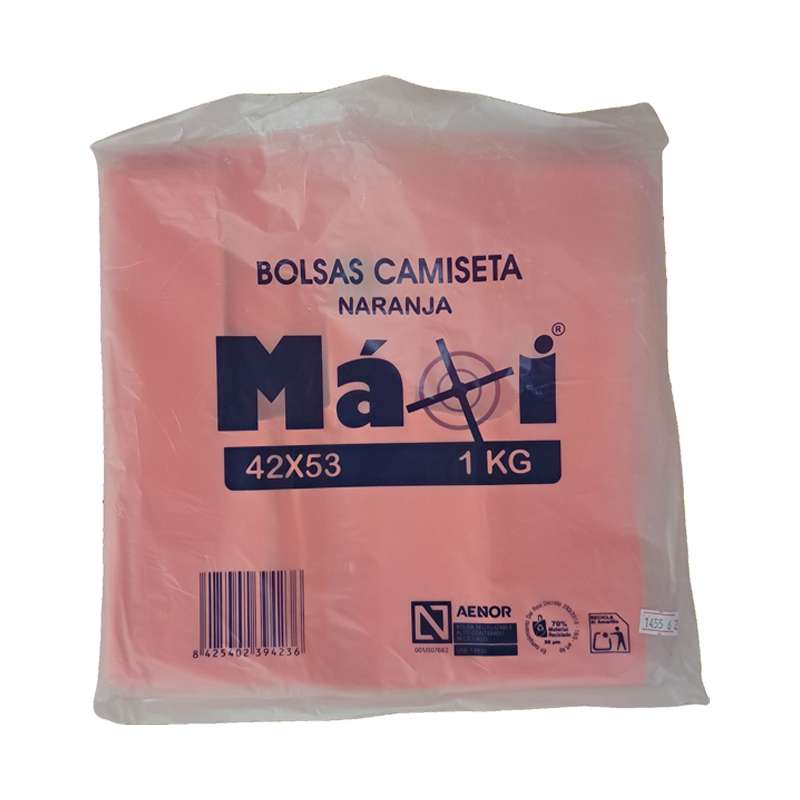 BOLSA ASA NARANJA 42×53 70% EAN MAXI 20 UDS - Imagen 3