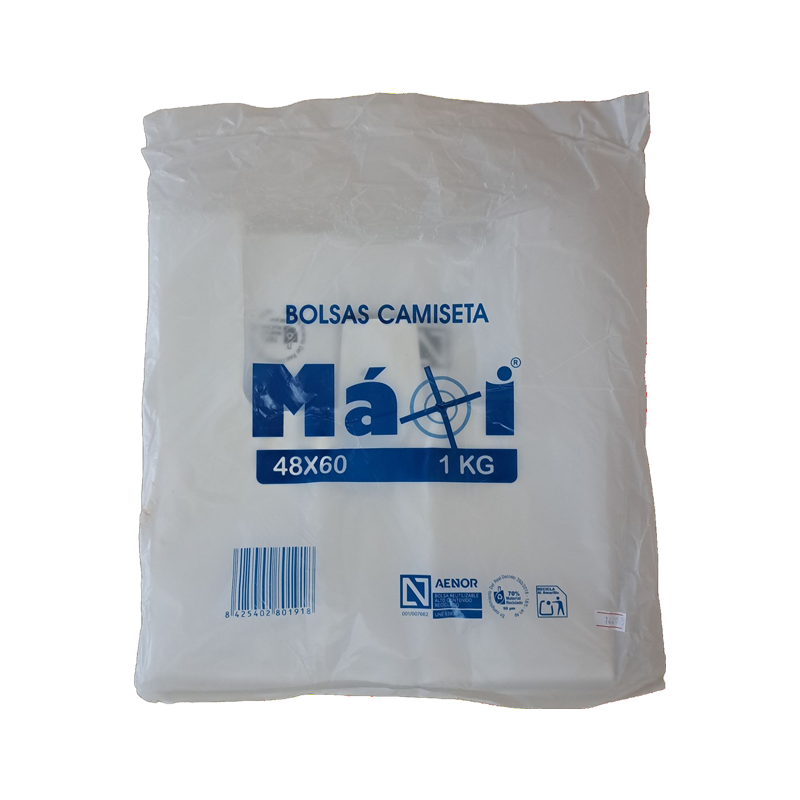 BOLSA ASA BLANCA 48x60 70% EAN MAXI 20 UDS - Imagen 3