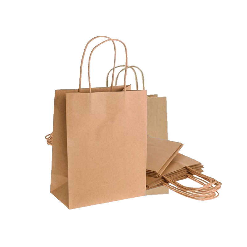 BOLSA PAPEL ASA RETORCIDA 32+20x32 250 UDS - Imagen 2