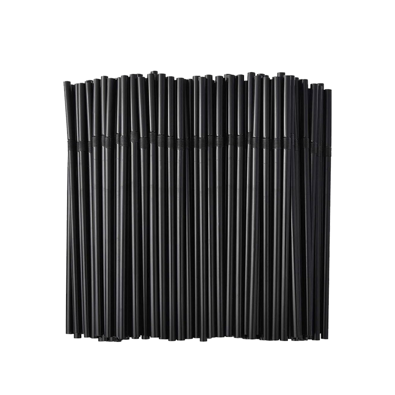 CAÑITA FLEXIBLE PP NEGRA 250 UDS - Imagen 2