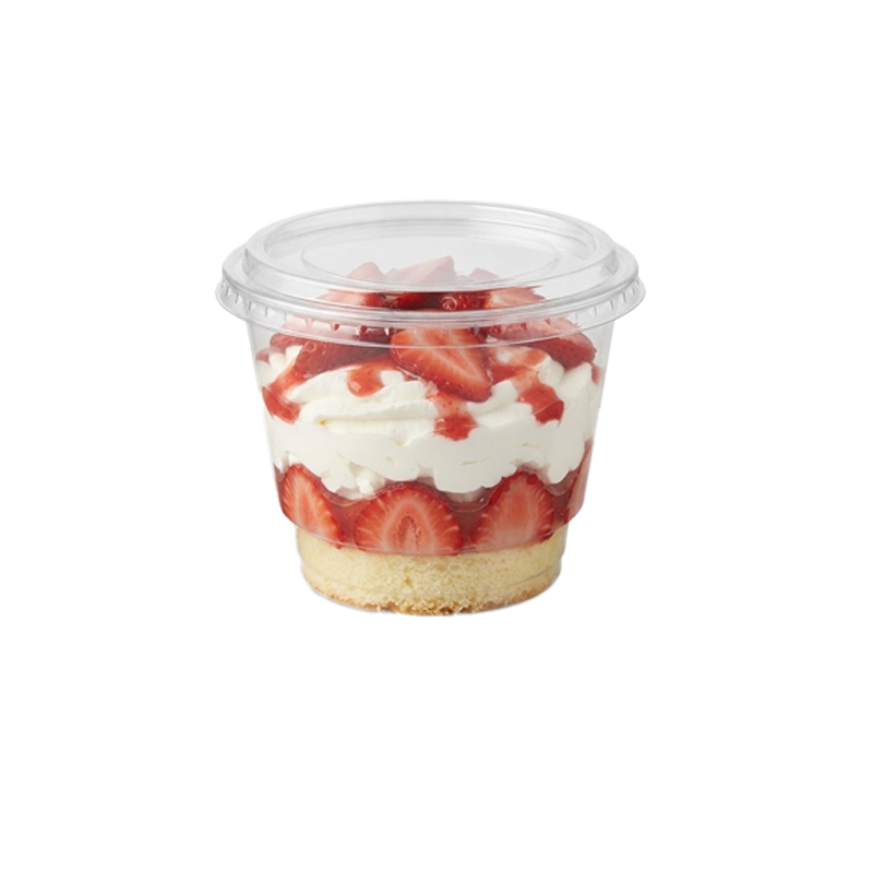 TAPA REDONDA ENVASE POSTRE PET 237 ML 100 UDS - Imagen 2