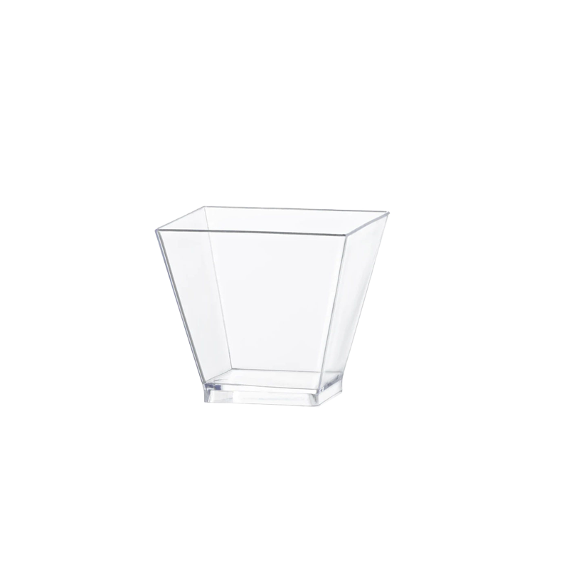 VASO CUADRADO PS 120 CC 50 UDS - Imagen 2