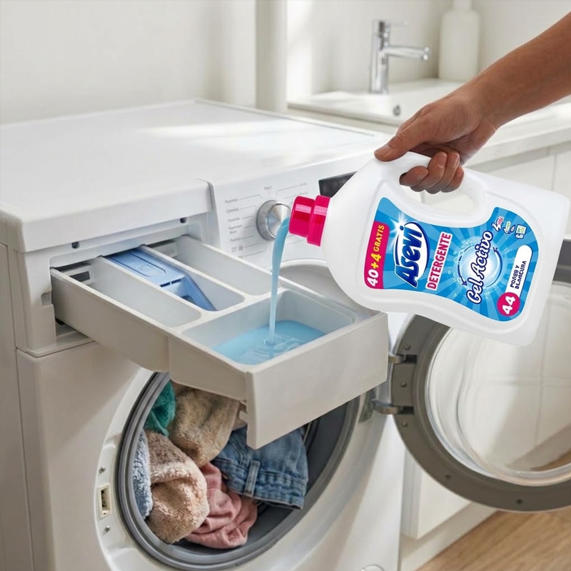 DETERGENTE ASEVI GEL ACTIVO 40+4 DOSIS - Imagen 2