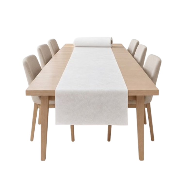 MANTEL ROLLO CAMINO MESA BLANCO NOVOTEX 0,40x48 1 UD - Imagen 2