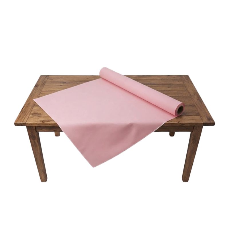 MANTEL ROLLO ROSA 1,20x7 1 UD - Imagen 2